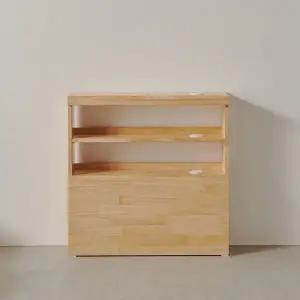 [우아미]루하 침대 옆 높은 틈새수납장 800