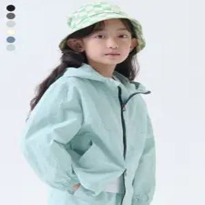 [그루브라임키즈]유니) N100 나일론타슬란 후드 바람막이 점퍼 (LIARCUV781P)