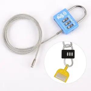 다이얼 길이 자물쇠 와이어 헬멧 조절 확장 2way (46WyI)