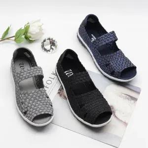 [라파파] 여성 K02 오픈토 컴포트 우븐 운동화