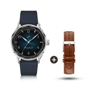 AV86 스코브 안데르센 시계 가죽 1968 QBL 블루썬레이