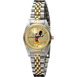 디즈니 성인 클래식 메탈 아날로그 쿼츠 시계