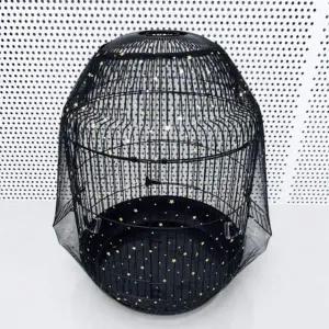 [콩심팥심]새장 커버 케이지 덮개 메쉬 튐방지 보호 XL