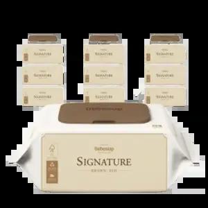 베베숲 시그니처 브라운 에코 70매 캡 10팩 생분해 원단 네이처 센시티브 리뉴얼