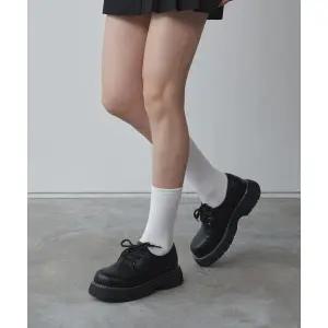 솔트앤초콜릿 SALT AND CHOCOLATE 라운드 토 스티치 레이스업 로퍼 412215009 (4.5cm2colors) 2171390 2020