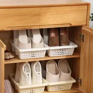 신발정리랙 3칸 신발 실내화 정리대 거치대 선반 수납장 슈즈랙 실내화 장 슬리퍼 보관함