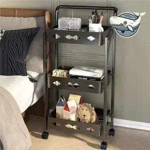 다용도 수납 카트 이동식 정리함 실용적인 접이식수납장 바퀴달린수납장 이동식수납장