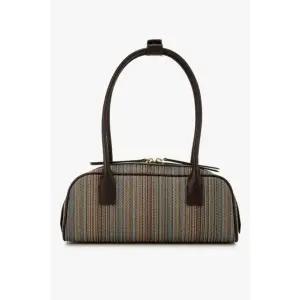 [갤러리아] 25FW [PAUL SMITH] 여성 스트라이프 코팅 캔버스 숄더백 5725332102