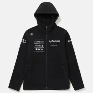 데상트 스위스 스키 본딩 플리스 재킷 B1 SQ423SKTO1 BLK0 LBEG NAVY RED0