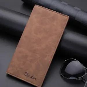 장지갑 슬림 남자 지폐 심플 수납 부드러운 슬림 지폐 심플 부드러운