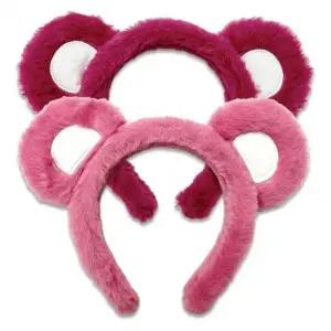 [콩심팥심]보들보들 겨울 윈터 곰돌이귀 랏소 따뜻 헤어밴드 머