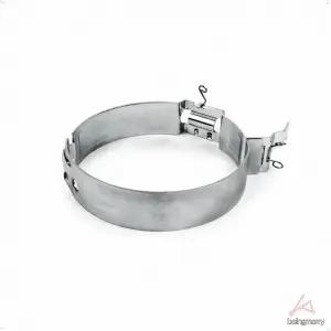 100A 산업용 배관 파이프 지지대 고정 원형밴드 스테인리스 덕트 클램프 행거