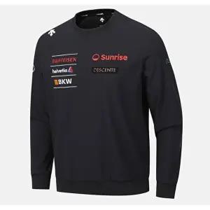 [데상트]데상트 스위스 스키 트레이닝 맨투맨 B1 SQ321SWH91 BLK0 RED0