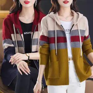 [보니아브]플레어 후드 집업