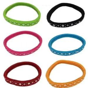 [콩심팥심]대용량 짱짱한 무매듭 두꺼운 컬러 머리끈 30P 고무줄 간편한스타일