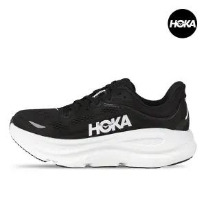 호카 본디 9 블랙 화이트 여성 러닝화 운동화 레귤러 1162012-BWHT
