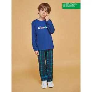 [베네통(하프클럽)]베네통키즈 피치 남아 원마일웨어 상하의 2종 딥블루 BNBES4O11T_P376967766