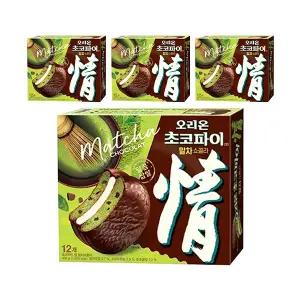 오리온 초코파이 말차쇼콜라 12입, 4개
