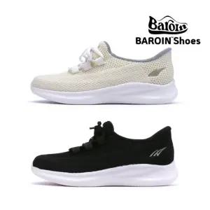 손대지 않고 바로 신는 낫소 라임 바로인 운동화