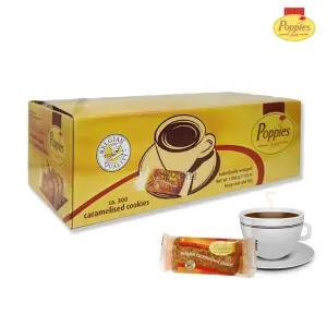 포피스 벨지안 카라멜라이즈 커피과자 6g X 300개 커피쿠키 시나몬쿠키