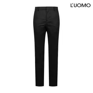 워모 울 혼방 스트레치 팬츠 블랙