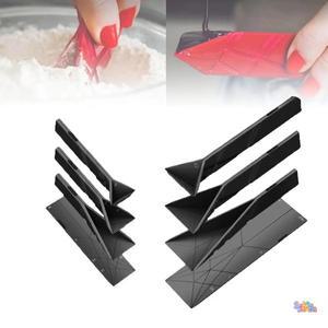 신상 폴리곤 플랫 3-in-1 계량 스푼 다기능 접이식 요리 베이킹