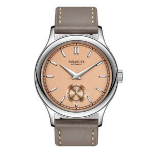 FARASUTE 남자 기계식 시계 39mm 수동 권선 손목 5Bar 방수 사파이어 미러 작은 두 번째 다이얼