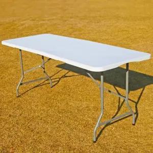 브로몰딩 테이블 1800 화이트 접이식 야외테이블