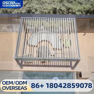 3x3 3x4 3x5 3x6 4x3 4x4 4x5 4x6 5x3 5x4 야외 알루미늄 전동 바이오클라이매틱 루버 지붕 스크린 파고라