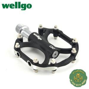 웰고 오리지널 3 베어링 페달 (버드 접이식 자전거 MTB 로드 Cr-Mo Ti 스핀들 CNC 알루미늄 합금 바디 C247