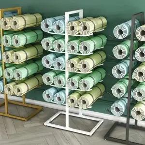 요가 매트 거치대 정리 선반 용품 이동식 보관 요가매트