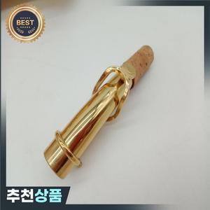 곡선형 소프라노 색소폰 넥 황동 골드 래커 소프라노 전문 악기