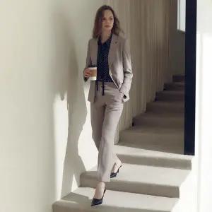 [하프클럽/S쏠레지아]에스쏠레지아 원버튼 슬림핏 싱글 자켓 SOO9ZJK510