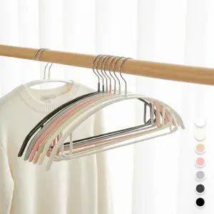 어깨뿔방지 미끄럼방지 논슬립 코팅 스틸 맨투맨 니트 라운드 옷걸이 30p