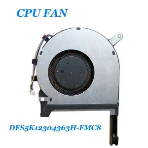 ASUS 1323-018F0A2 1323-01800A2 DFS5K12304363H-FMC8 DC5V 0.5A용 노트북 CPU 팬