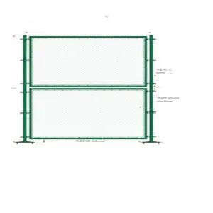 메쉬 대문 휀스 철제 문 울타리 게이트 별장 창고 공장 철문 쪽문 야외 펜스 현관문 주택