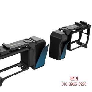 DJI 오스모 액션 3/4/5 프로용 핸들 그립 키트 플라스틱 프레임 안전 손목 보호 콜드 슈 스트리트 촬영 확