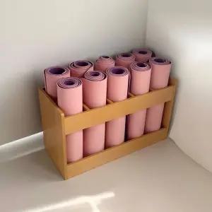 요가매트 정리함 나무 매트 카트 수납장 필라테스 분리