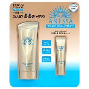 아넷사 퍼펙트 UV 선스크린 스킨케어 젤 N SPF50+ 90g 1개 + 15g 1개