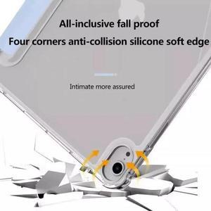 Lenovo Xiaoxin Pad Pro 12.7 인치 2023 TB-370FU 투명 아크릴 펜 슬롯 Tab 용 스마트 태블릿 Funda