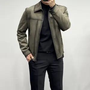 [바쏘옴므]25FW 스웨이드 가죽 워싱 트러커 자켓 WSZ3-UA31-AKH