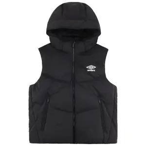 엄브로 액티브 플라이트 후드 다운 베스트 UQ421SDVO1BLK