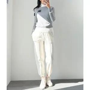 골프웨어 어메이징 여성 심플 니트 조거 골프 바지 팬츠