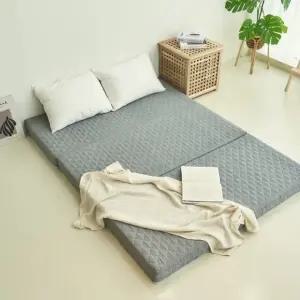 잠스쿨 3단 접이식 매트리스 토퍼 침대 바닥 매트 7cm MS(멀티싱글), 미디엄하드 (N)만세