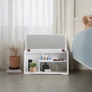 [홈퍼니] 프리첼 미니 좌식 화장대 오픈 일반형