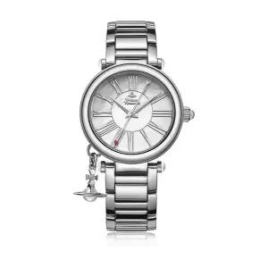 시계 마더오브 여자 여성 실버 화이트 메탈시계 VV006PSLSL