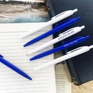 바다볼펜 판촉용 홍보용 귀여운 예쁜 재미있는 캐릭터 볼펜 중성펜 소량 인쇄 제작 각인 인쇄가능