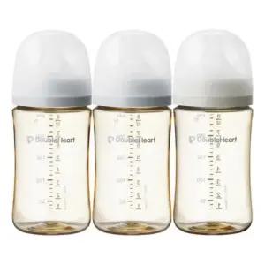 더블하트 모먼트 젖병 240ml 젖꼭지M X3 , L X2 세트