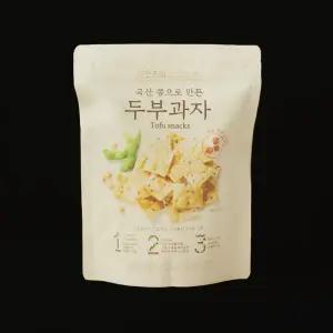 자연주의 국산 콩으로 만든 두부과자 80g 4개