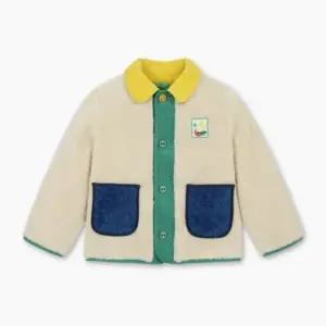 [갤러리아] 25F 베네통키즈 컬러 블록 뽀글이 점퍼 (QAJP03561_)